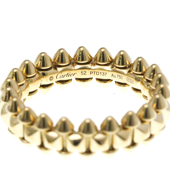 Cartier Crash De Cartier Ring SM B4229852 Pink Gold (18K) Fashion No Stone Ba... - Picture 7 of 10